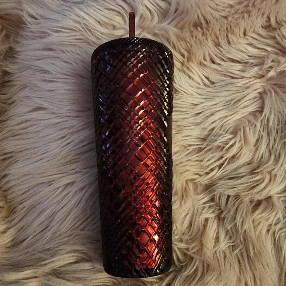 Starbucks Jeweled dark red 2022 venti tumbler cup
